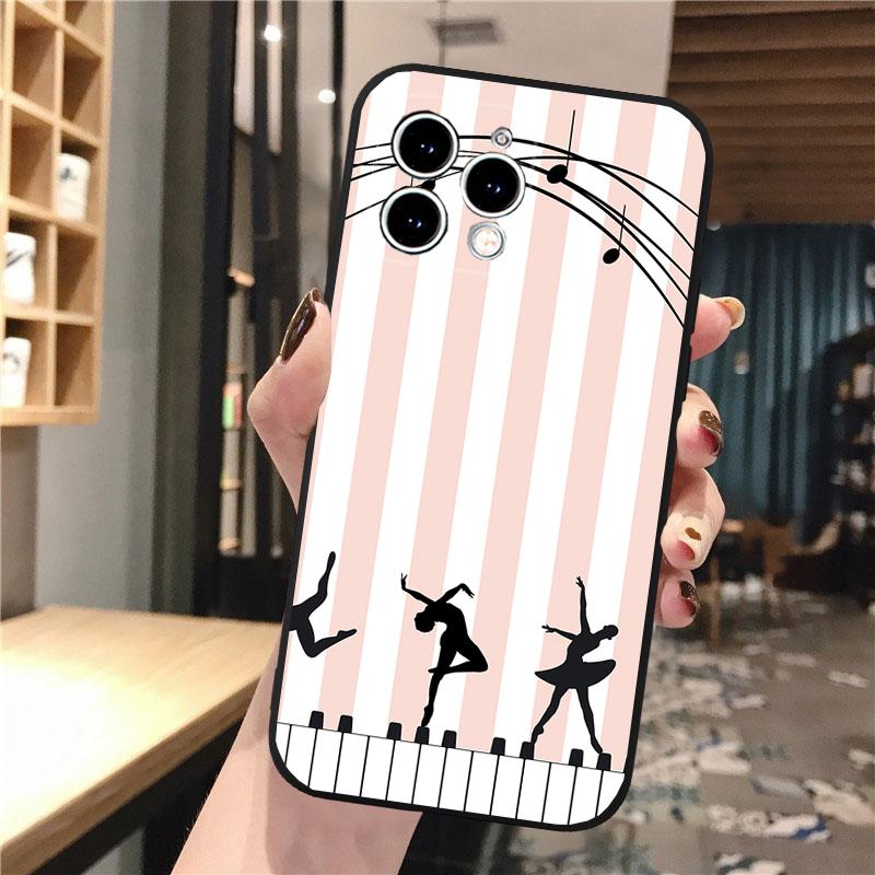 Pouzdro na telefon Iphone 14 Pro Max 13 12 11 Pro Max Xs Xr X 12mini 7 8 Plus Se Pouzdro na hudební poznámky Funda