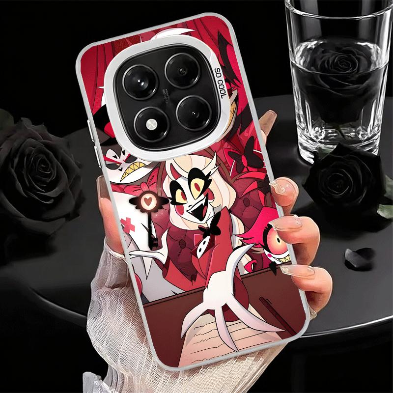 

Hazbin Hotel Anime Shockproof Phone Case for Xiaomi Redmi Note 15 14 13 12 Pro Plus 11 11S 11T 5G Cover Anti Fall Fundas Redmi Note 15 5G