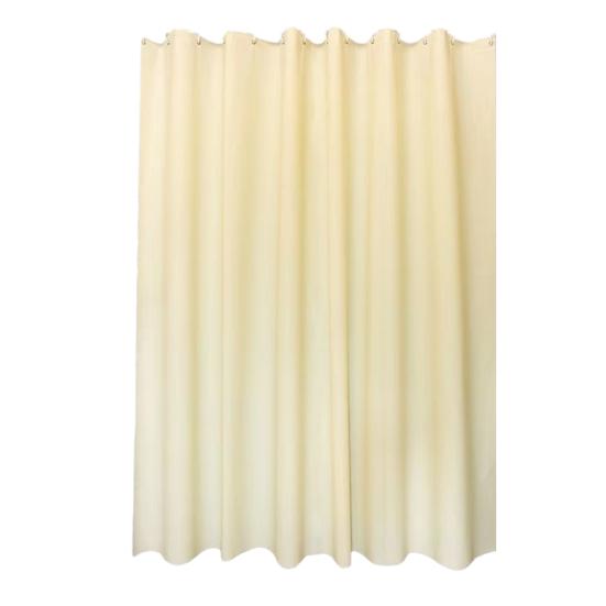 Plastic Shower Liner, Modern Solid Color Bathroom Curtain, Waterproof Shower Curtain with Metal Grommets for Bathroom Decor