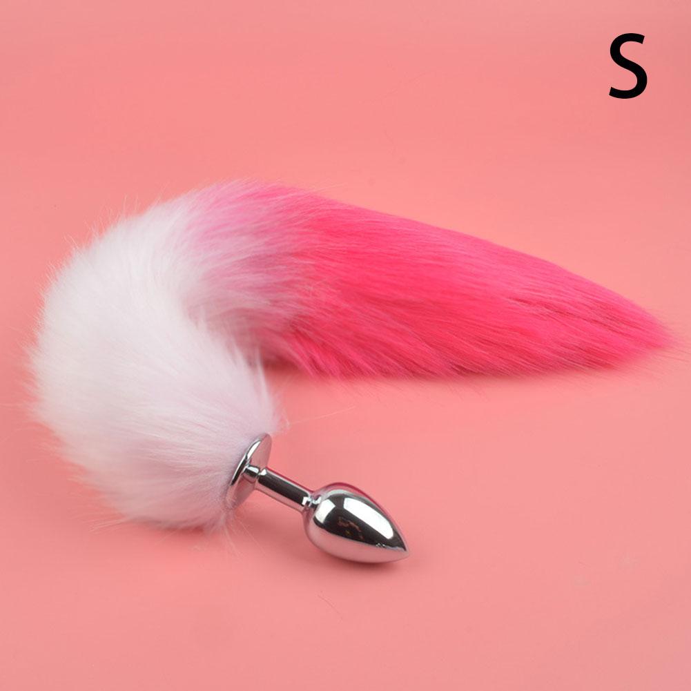 Sexy Fuchsschwanz Analplug Analspielzeug für Frauen Erwachsenes Geschlechtsprodukt Männer Buttplugs Edelstahl Analplug Cosplay Sexspielzeug für Paare