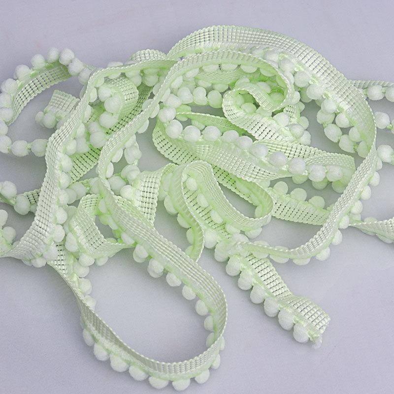 Kolorowe Nierozciągliwe Kuleczki Wełniane Taśma Koronkowa Kule do Kąpieli Ręcznie Robione DIY Akcesoria do Włosów Odzież Tekstylia Domowe Akcesoria Dekoracyjne Dekoracja Domu