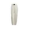 Knitted Sweatpants Women's Ivory White Moderate Cuffed Pants HT6896