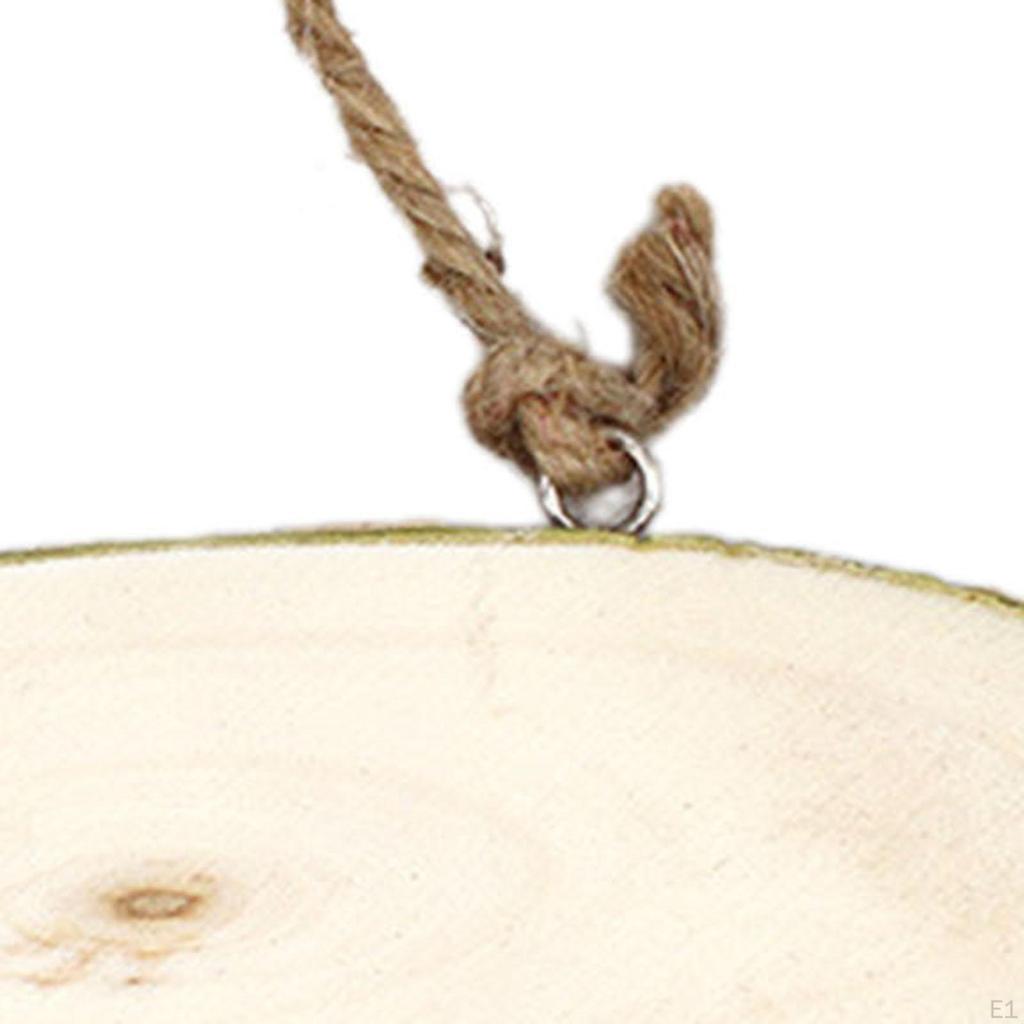 Drewniany plasterek Pusty ręcznie niepomalowany drewniany talerz dla dzieci Malowanie Rysowanie DIY Rzemiosło Rustykalny Ślub