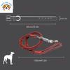 Heavy Duty Genuine Leather Braided Dog Leash Durable Training Walking Lead for German Shepherd Medium Large Dogs Pet Supplies