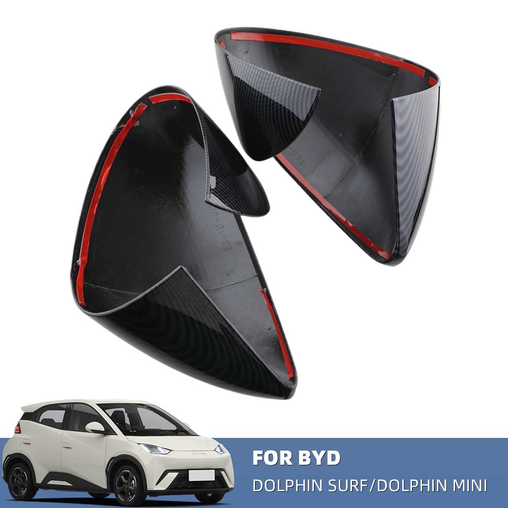 Car Rearview Side Mirror Covers For BYD Dolphin Mini Seagull Dolphin Surf 2025 2025 2Pcs Decoration Sticker Trim Accessories