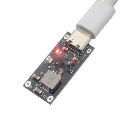 Type-C USB 5V 3A 3,7V 18650 Lithium Li-Ion Batteri Opladningskort Opladermodul