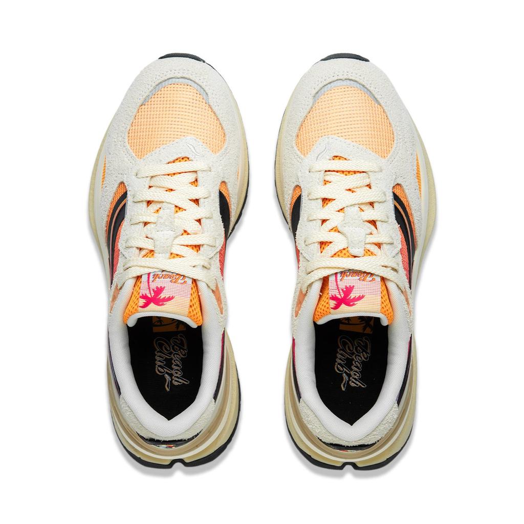 Li Ning Zhongning M1000 Cushioning Breathable Support Rebound Low Top Casual Shoes Men's Light Yellow AGCU073-14