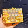 26 Keys Mechanical Keyboard Toy Clear Key Sounds Bag Pendant Charm  Stress Relief Use
