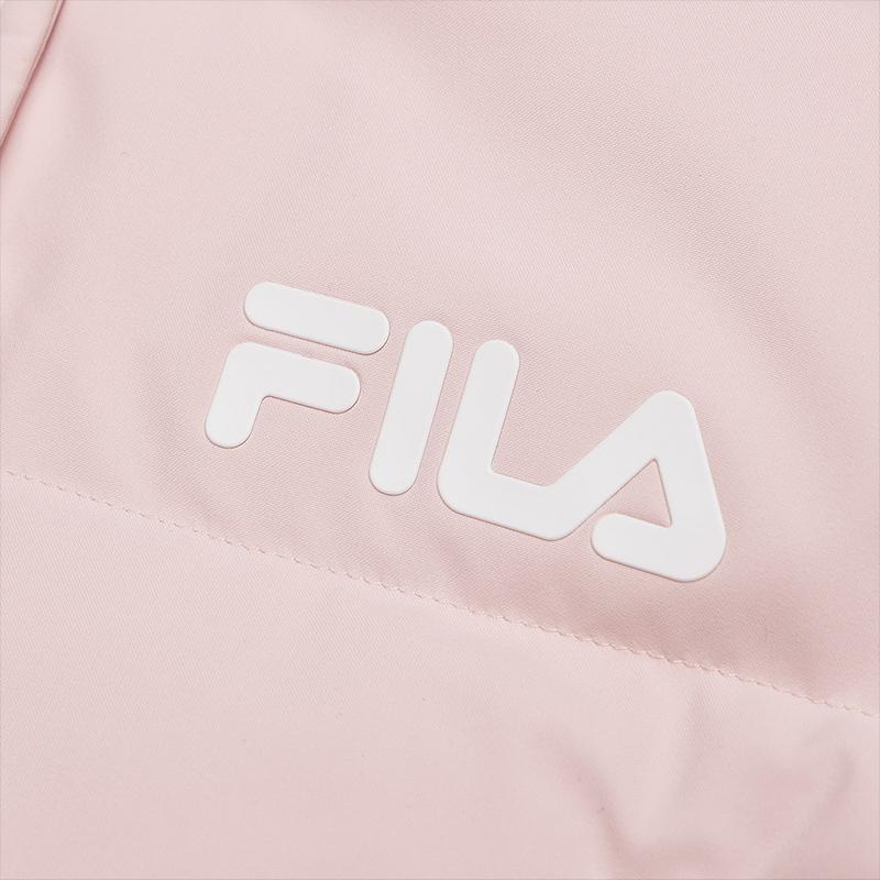 FILA Warm Long Hooded Down Jacket Women outerwear Lotus-Pink F11W449906FPK