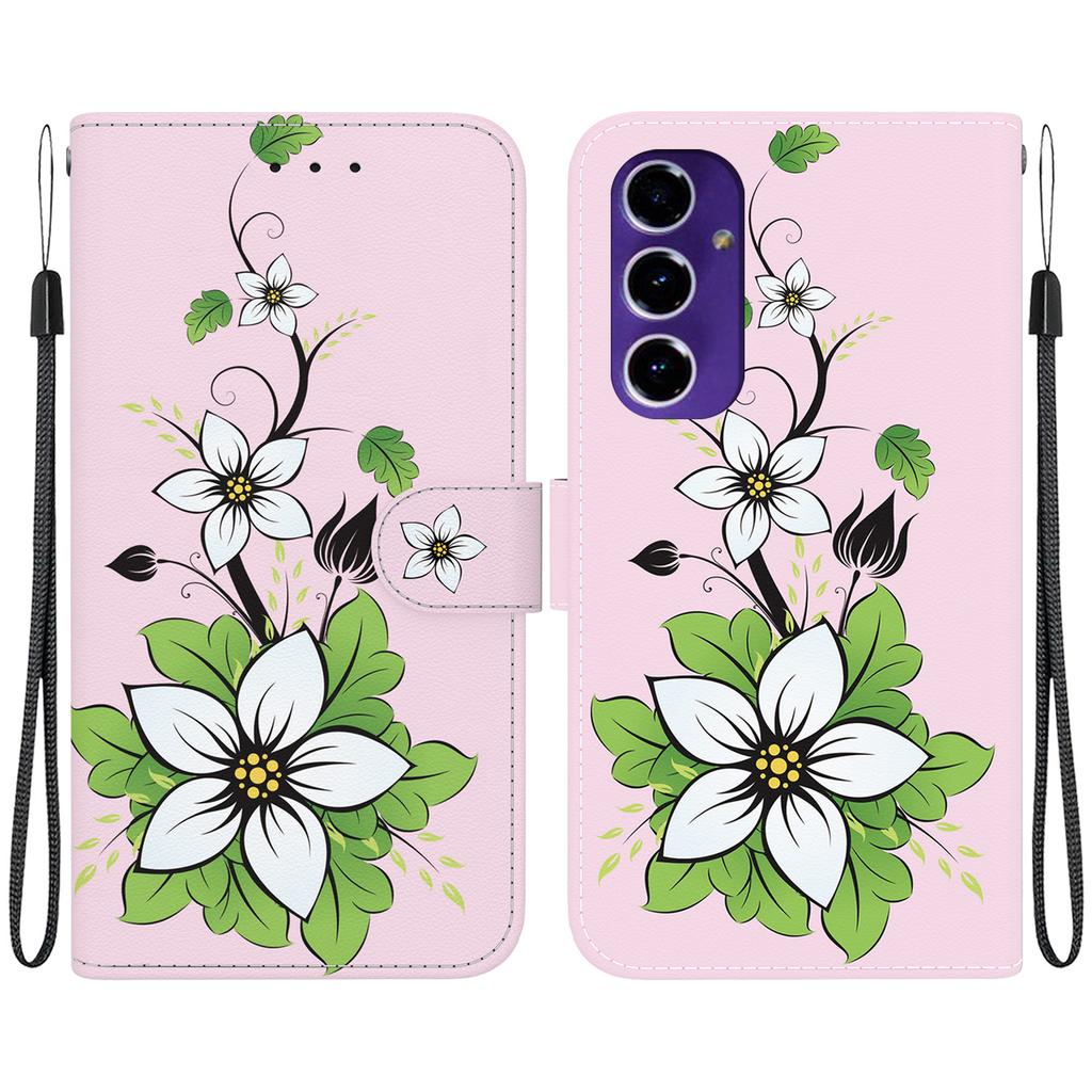 For Samsung Galaxy A16 5G/A16 4G Wallet Phone Case Anti-Drop Leather Flip Cover Pattern Printing