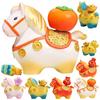 Horse Zodiac Sign New Entryway Feng Good Luck Money Luck Auspicious Neighborhood Respect for the Aged New New Gift Figurine, Ornament, Year's