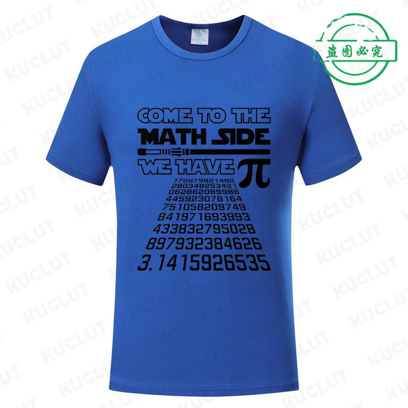 

Come To The Math Side We Have Pie Shirt for Men Fashion Pi Day Teacher Gift Summer T-shirts Male Clothing Graphic Y2k Tops 4XL