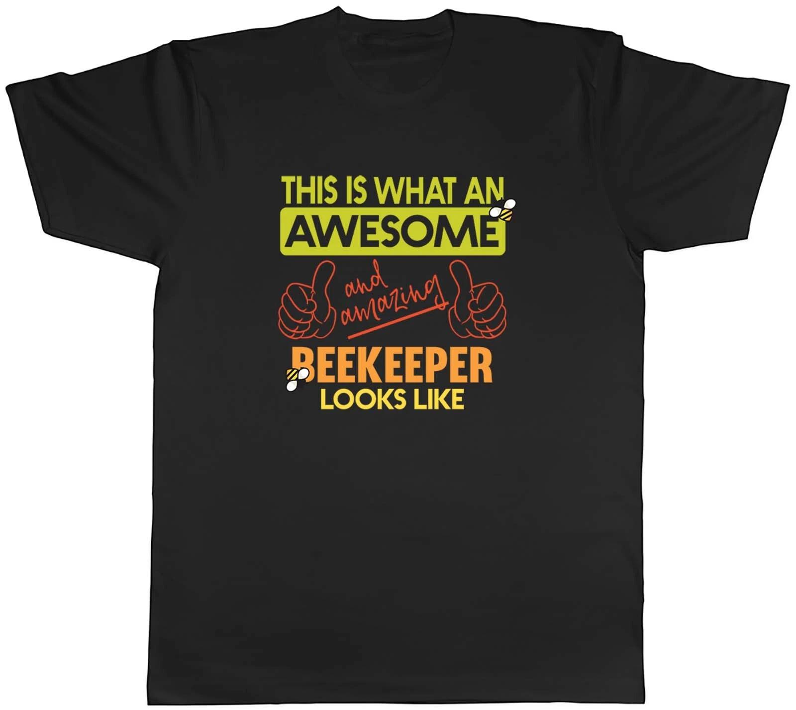 Awesome And Amazing Beekeeper Mens T-Shirt Farm Zoo Bee Wildlife Unisex Tee Gift XS