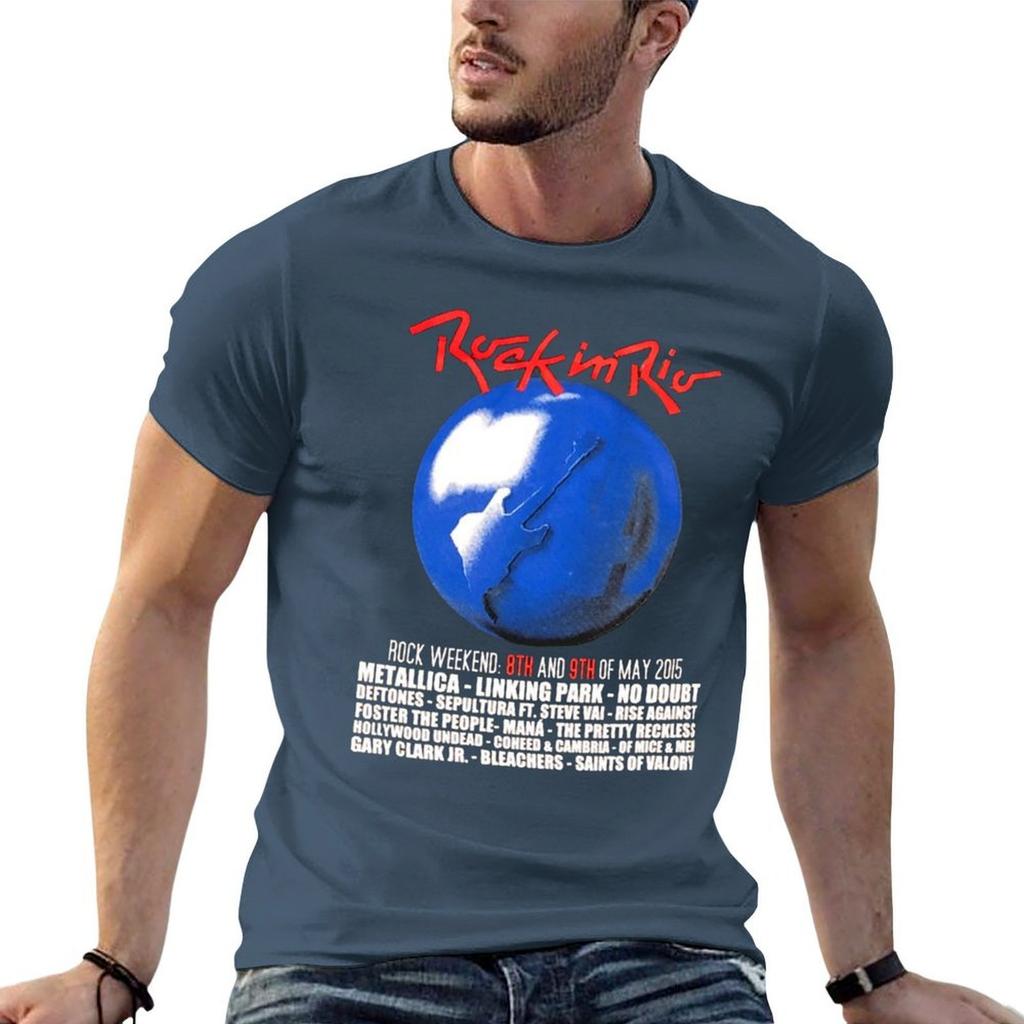 Rock In Rio Retro TShirt Urban Style Print TShirt