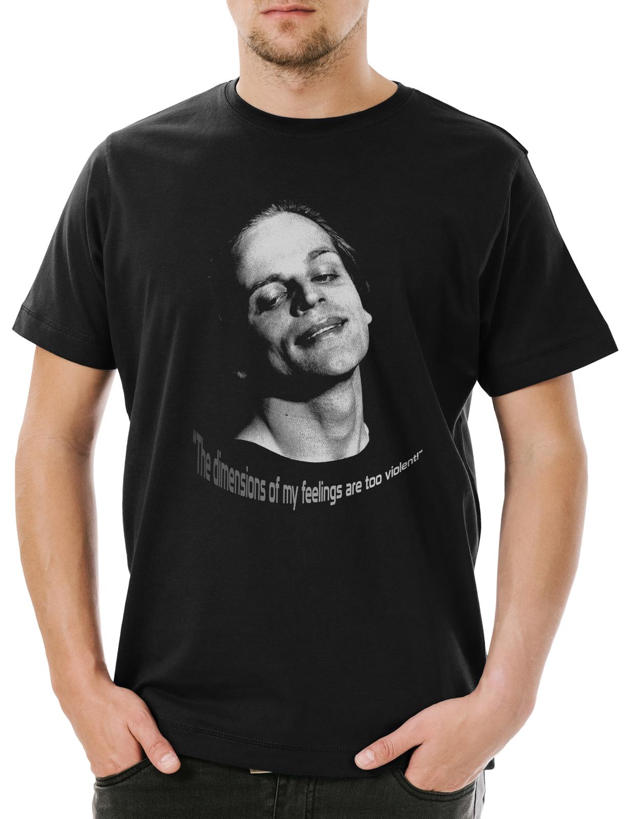 

The Dimensions Of My Feelings Are Too Violent Men s T-Shirt Mens Womens Tees Top Cobra Werner Klaus M