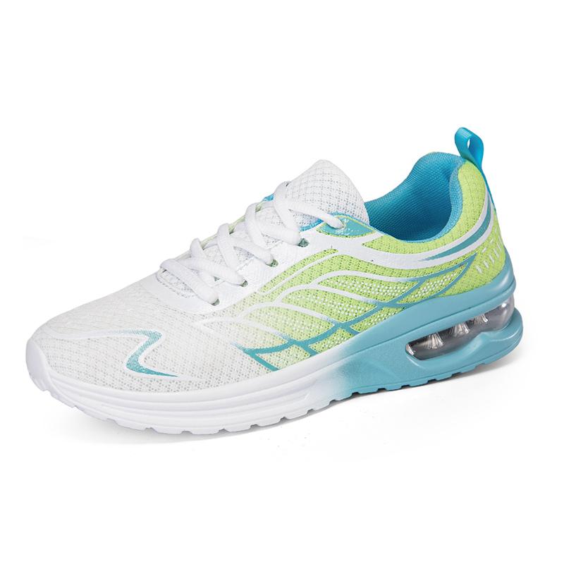 Women's Fashion Sneaker Running Shoes Air Cushion Mesh Breathable Tennis Sport Footwear Comfortable Lightweight Trainers