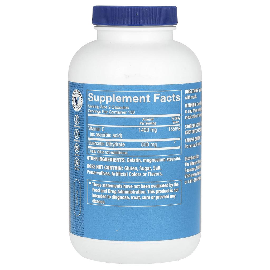 Quercetin+C, 300 capsules