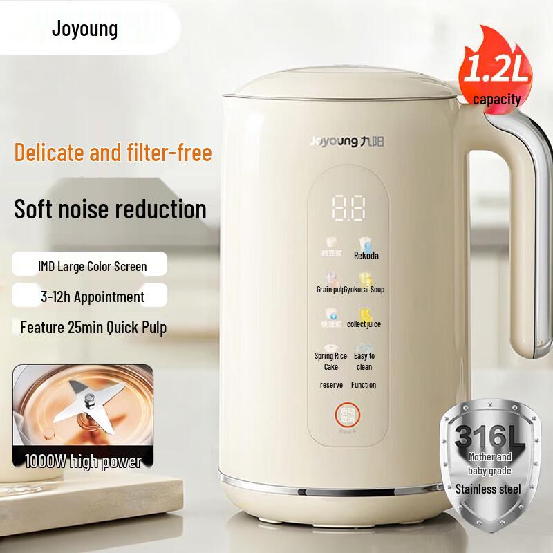 Joyoung D650 Smart Automatic Soy Milk Maker & Blender CN plug (adapter included)