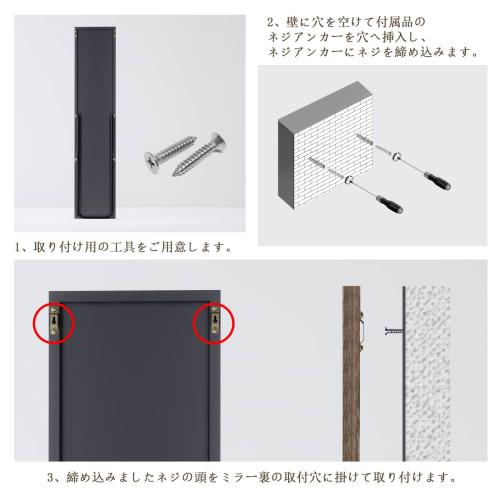 Full-length, Wall-mounted, Stand-up Mirror, Foldable, Freestanding, Lightweight, Thin, Aluminum Alloy, 30 X 120 Cm, Right-angle, Fully Assembled, Larg