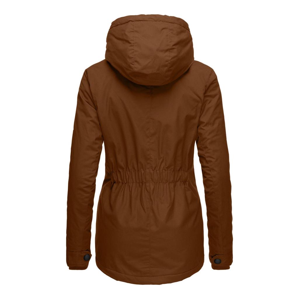 Women's Long-Sleeve Zipper Pocket Thickened Jacket - 6 Colors, 7 Sizes