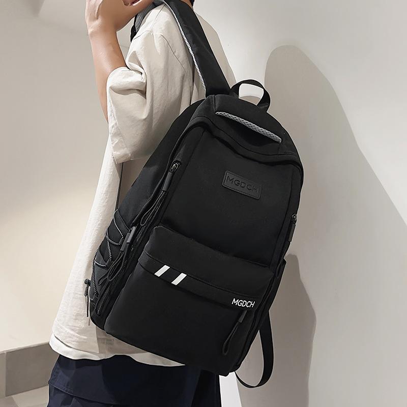 Schoolbag Children Girls Primary School Junior High School Solid Color College Student Backpack
