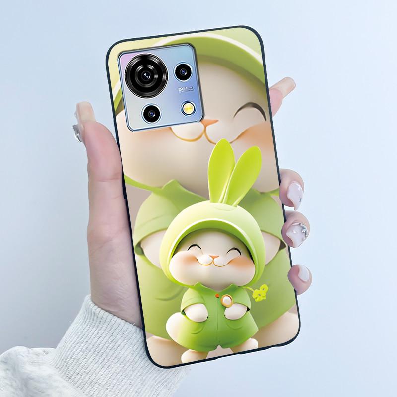 For ZTE Blade V50 Vita Case Black TPU Silicone Luxury Cute Cool Flower Phone Cases for Blade V 50 Vita V50Vita Bumper Soft Cover
