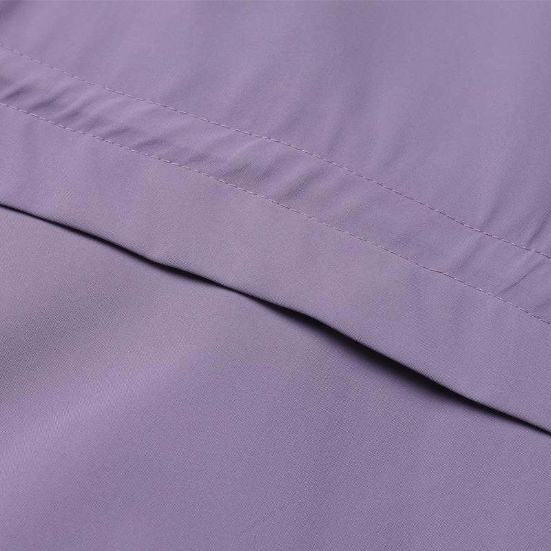 Women's Plus Size Casual Hooded Coat – Plaid Trim Hood Windproof Jacket (Sizes 3XL-7XL) for Middle-Aged Women