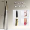 French Plaid Nail Art Brush Tartan & Line Stripe Grid Pattern Drawing Pen for DIY UV Gel Extension Painting Supplies Nail Brush