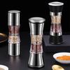 Double Head Manual Mill Seasoning Grinder Kitchen Gadget For Freshing Ground Pepper Salt And Spices At Dining Table