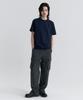MAGOODGAN Swagber 3594 Vintage Clothing Semi-Overfit Navy Short Sleeve Tee