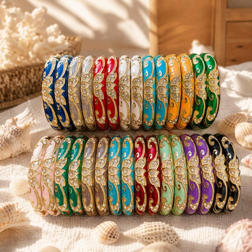 Crown Crown Cloisonne Bracelet Colored Dropper Oil Women's Hand Bracelet Gifts for Women Girl