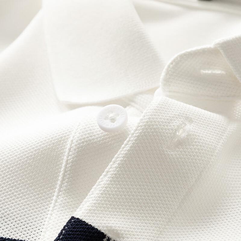 Septwolves Men's 7A Antibacterial Cool Stripe Polo T-Shirt