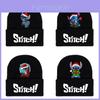 Disney Stitch Knit Beanie Winter Hat With Rolled Brim For Christmas Gifts Adults