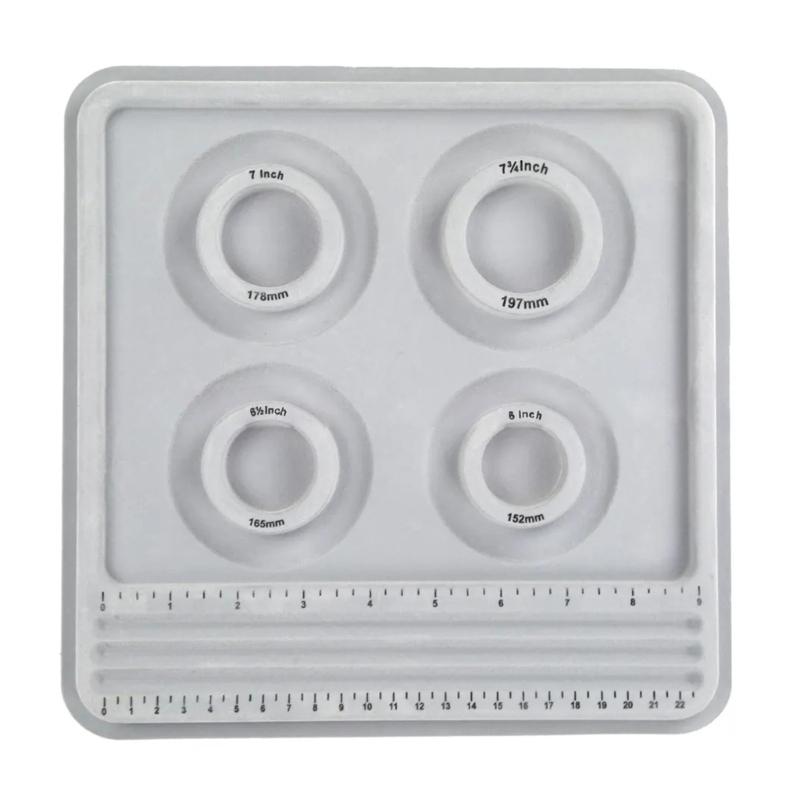 

Флокированная доска из бисера, браслет, органайзер для бисера, поднос для изготовления ювелирных изделий, измерительная пластина для верстака, аксессуары для ремесленных инструментов 1