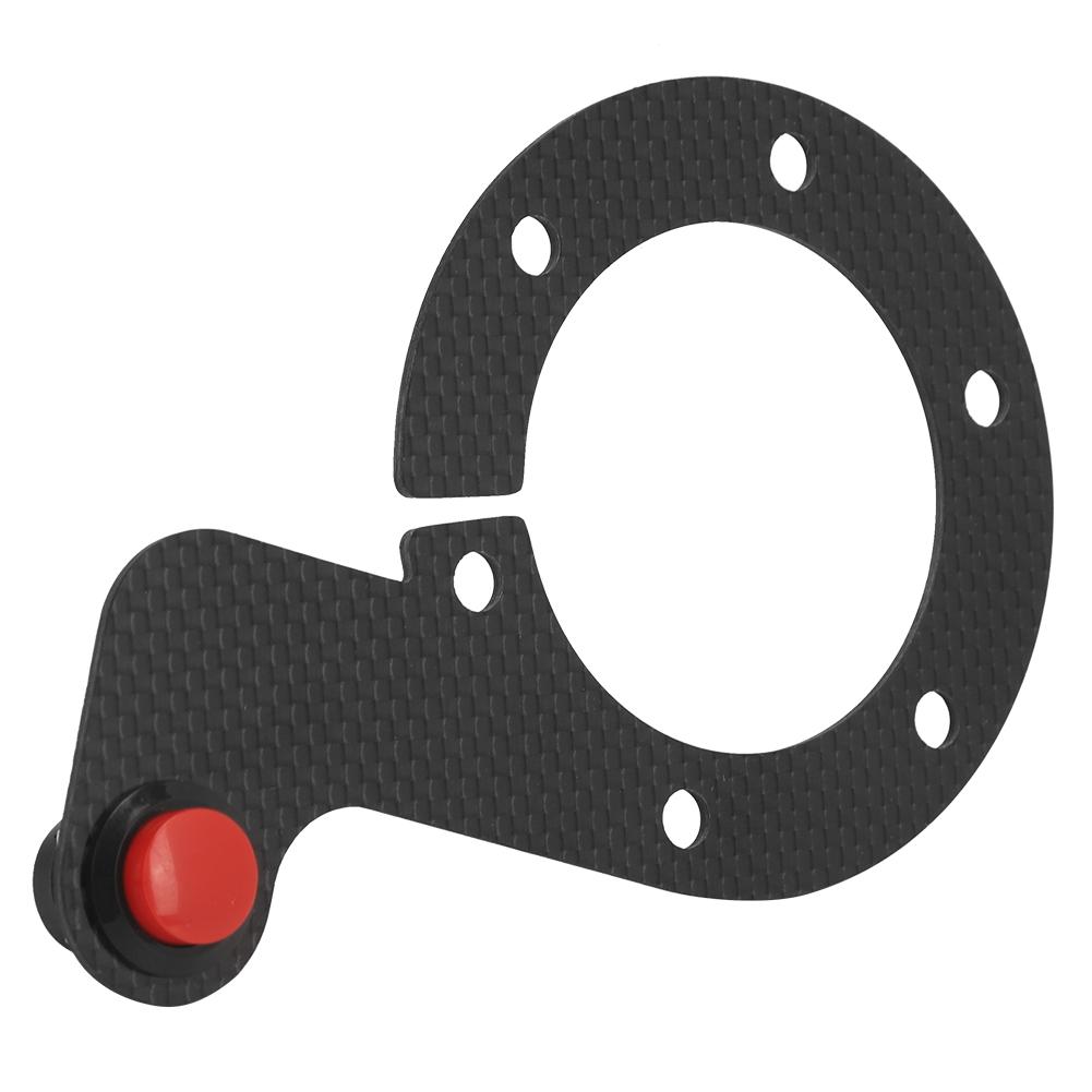 Carbon Fiber External Horn Button Kits for MOMO//Nardi/ Universal 6  Racing Steering Wheel Modified Button