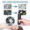 1000X HD Magnifier Digital Video Camera 8 LED Skin Detector Analyzer Wireless Portable Zoom Microscope