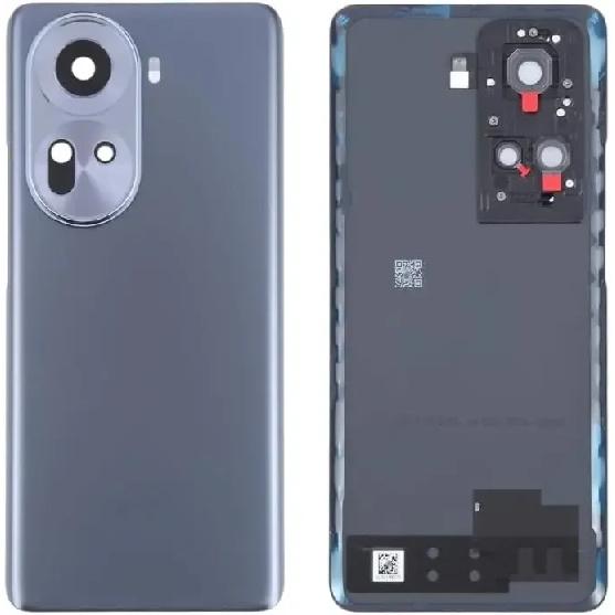 Back Cover for OPPO Reno11 Global Version Phone Back Cover with Camera Lens Rear Glass Panel