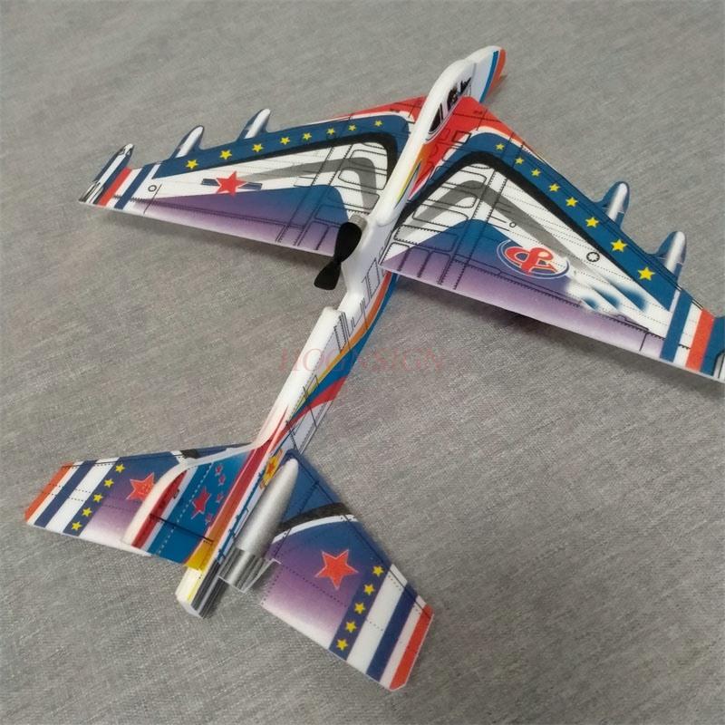 Hand Thrown Foam Airplane Remote Control Electric Glider Spiral Intelligent Children'S Flight Fighter Boy Model Airplane Toy