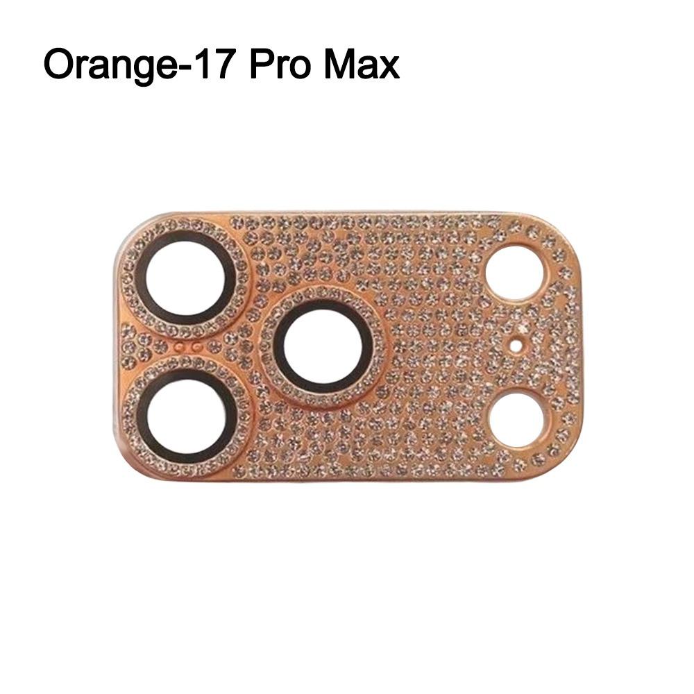 Hollow out Diamond Encrusted Lens Protector for iPhone 17Pro/17 Pro Max Phone Accessories