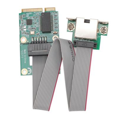 Mini PCIE Gigabit Ethernet Card 10 100 1000Mbps Full Half Duplex Network Card VLAN LAN Adapter Converter for Desktop PC