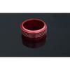 Red Aluminum AC Climate Control Knob Ring Covers For Subaru Impreza WRX/STi