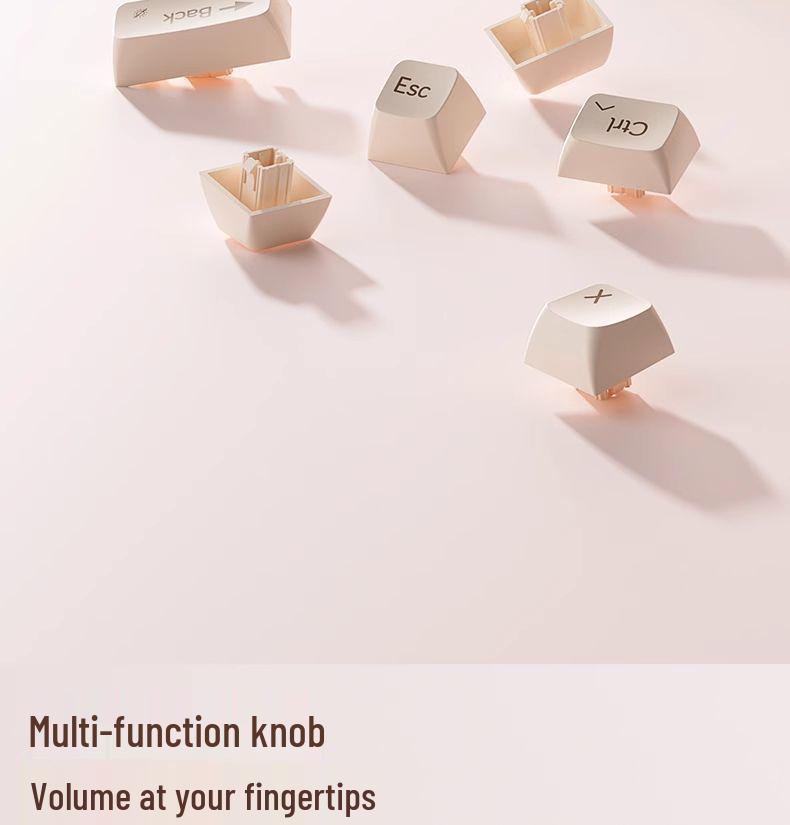 Kabellose, ultra-leise mechanische Gaming-Tastatur für Mädchen – Ideal für Büro & Laptop-Tippen