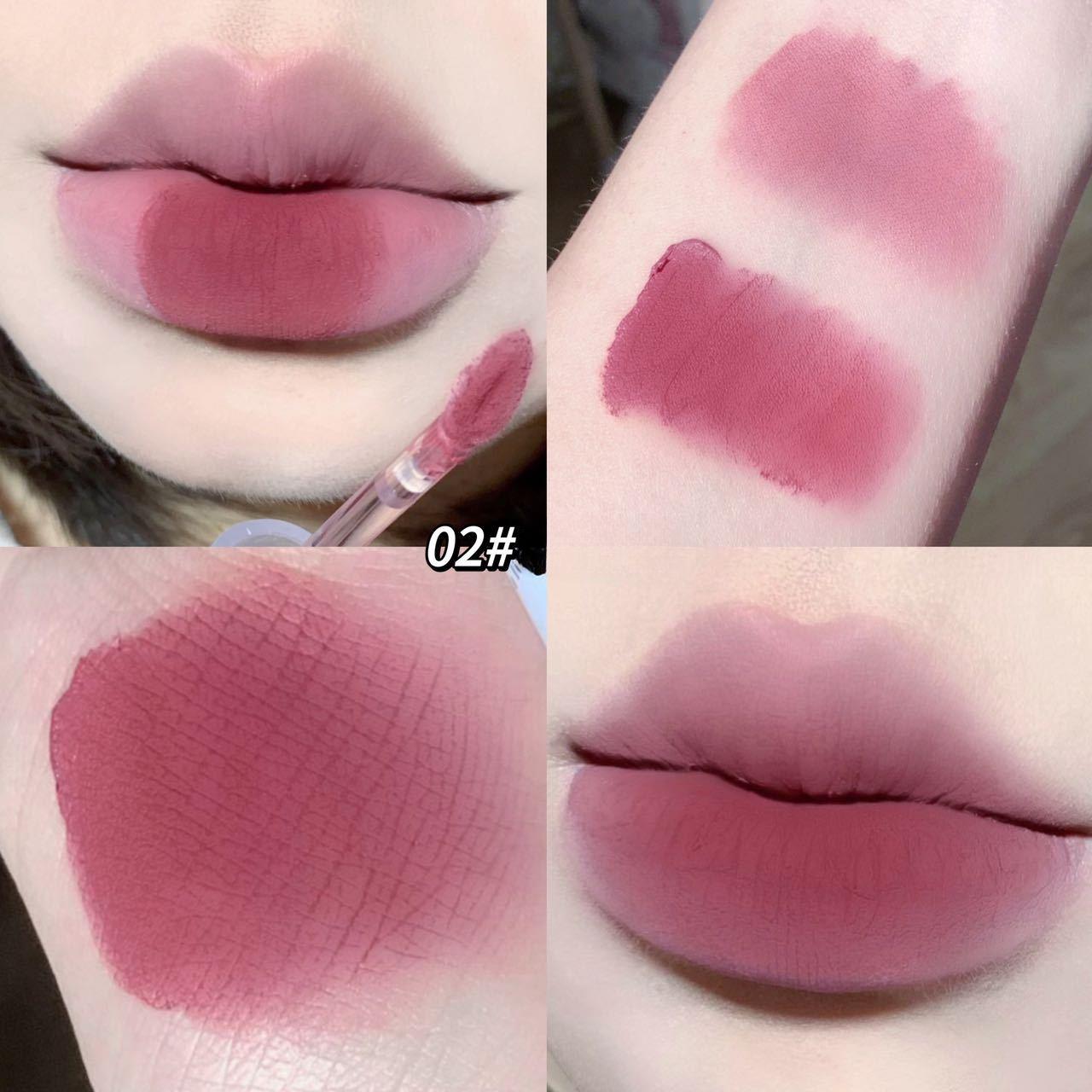 

Милый кошачий молочный торт, крем для губ, матовая матовая поверхность, нелегко испачкать чашку, набор глазури для губ, грязь для губ, увлажняющая