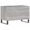 Record Cabinet Gray Sonoma 74.5 x 38 x 48 cm Engineered Wood