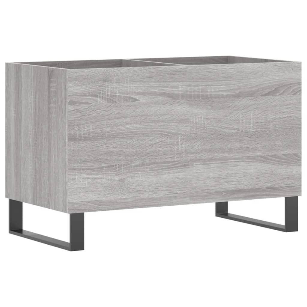 Record Cabinet Gray Sonoma 74.5 x 38 x 48 cm Engineered Wood