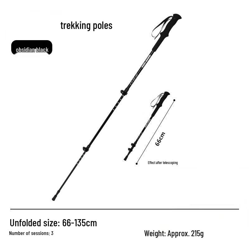 Ruifulake Outdoor Telescopic Trekking Pole
