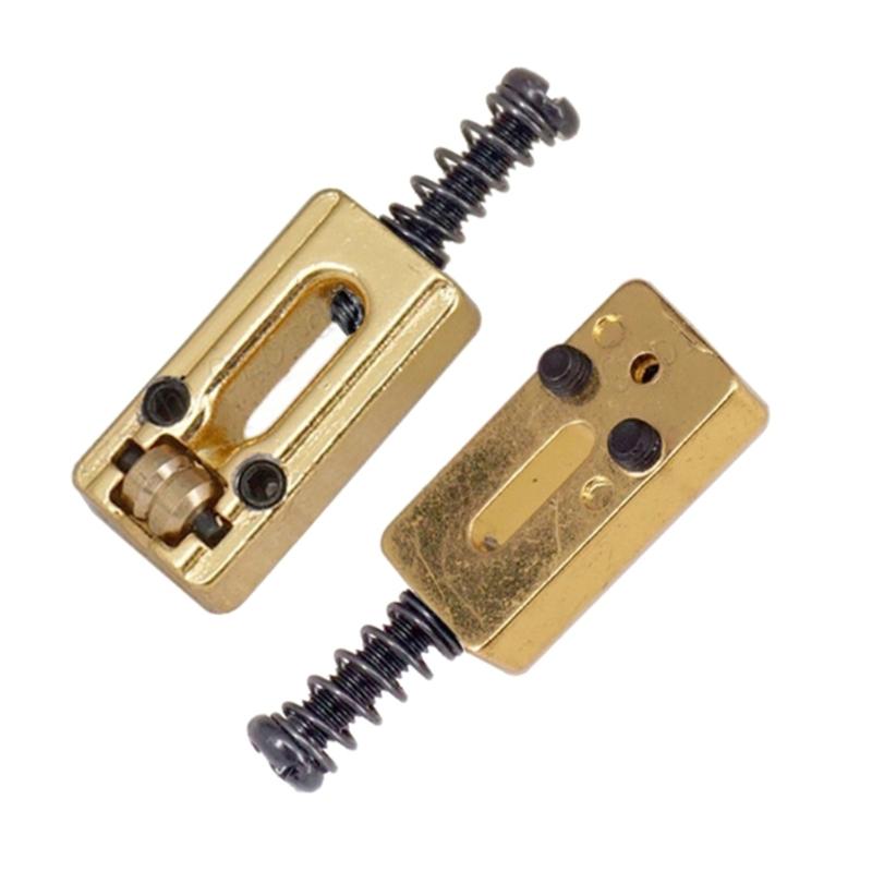 Stable Electric Guitar Bridge Roller Saddles Suitable for Tremolo Compatibility in Various Color Ensuring Easy Setup
