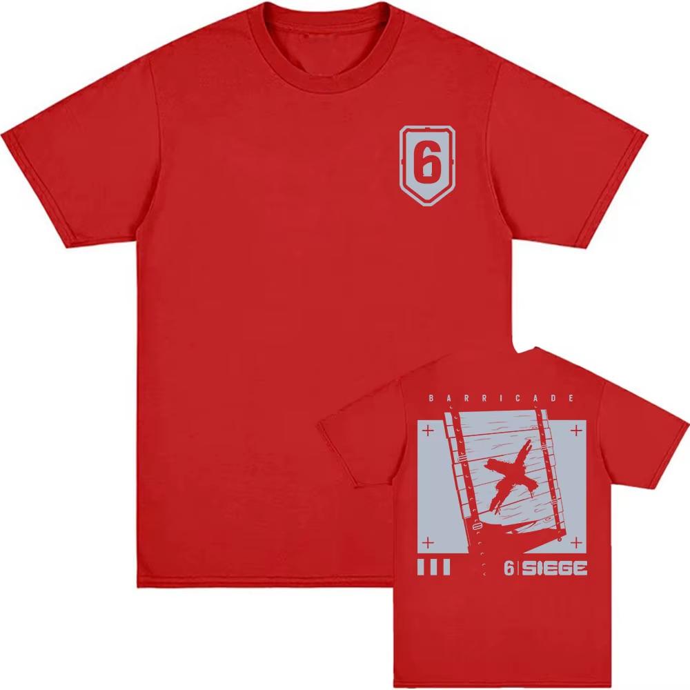 Hot Game Rainbow6 Six Siege Tees Summer Oneck Unisex Tshirt Unisex Streetwear Short Sleeve Top Fashion Tshirts Unisex Merch