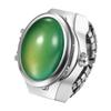 Aroncent Ring Watch Natural Stone Finger Watch Cute Free Size Ring Watch Simple Stylish Casual Business Fashion Accessory - Birthday Christmas
