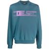 Diesel Unisex Adult Striped Logo Sweatshirt